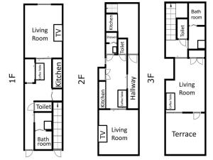 Entire House Rental in Central Osaka 山王