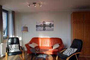 Inselblume 55 - Ferienwohnung in der Strandburg mit Hund