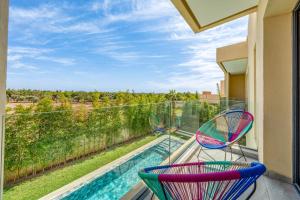Villa Aya - Luxe & Moderne - Piscine avec Salon Émergé - Résidence Amelkis