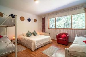 Hostal casona del Agua Habitacion familiar 5 personas Bano privado Cajon del Maipo