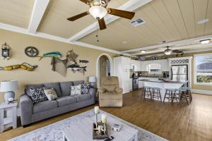 Tiki Bar Golf Cart BBQ Expansive Decks Beach Access