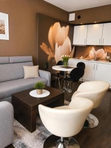 Apartament prywatny salon z aneksem kuchennym, sypialnią w hotelu DIVA