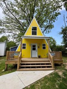 A-Frame at Inspiration Village on Boulder Creek