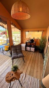 Glamping La Yurta nel Verde luxe ingerichte 6persoons Glamping tent