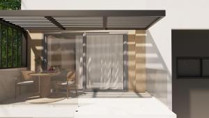 2-leveled flat few steps from sandy beach