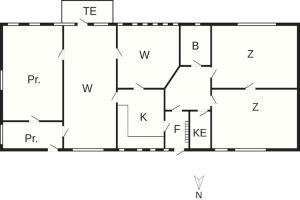 7 person holiday home in Ølgod