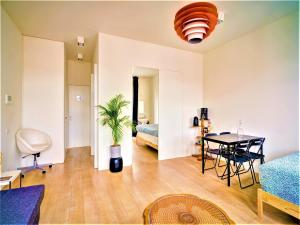 Spacious apartment with terrace, view