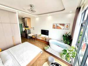 Dr402 Modern Studio W Bathtub and City Views
