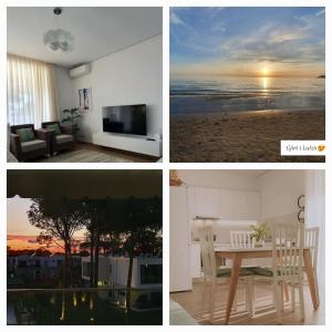 Sunset Seaside 2BR with Large Balcony at San Pietro Gjiri i Lalzit