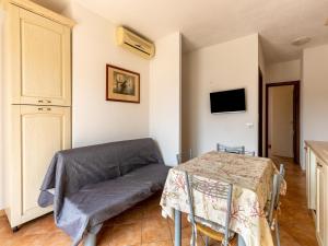 In the residence, terrace and air conditioning