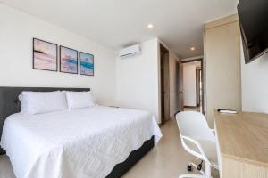 ¡Espectacular Apto Con Vista al Mar Piso 28!