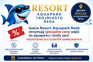 Aquapark Reda Resort - jedyne noclegi w Aquaparku Reda