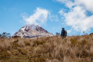 Cabaña en Latacunga con vista al Cotopaxi
