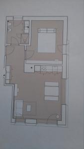 Apartment mit 1 Schlafzimmer und Gartenblick