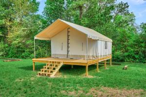 Gorgeous Safari Tent Perfect for an Eco Glamping Getaway in Coldspring, Texas