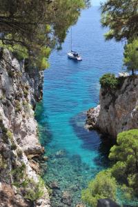 Blue Green Bay Skopelos Greece