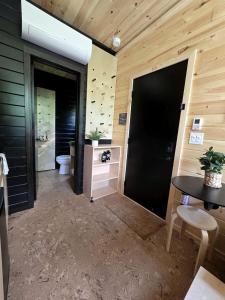 Dogwood: Modern Woodland Studio Pod Tiny Home with Private 300-Acre Forest near Quakertown Pennsylvania
