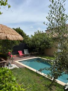 Villa cosy pour 8 Pers avec piscine, dentelles de Montmirail, Ventoux Provence