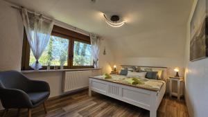 Ferienwohnung Pfotenglück nahe Ostsee mit atemberaubender Dachterrasse & Gartenblick