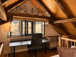 Historic penthouse loft with fortress view
