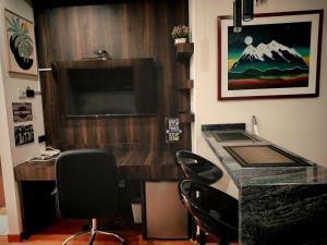 Romántico y elegante estudio monoambiente