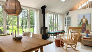 Wooden House With Animals And Kayaks Near Aalborg
