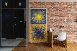 Stylowe Studio na Kazimierzu z Miejscem do Pracy by Noclegi Renters
