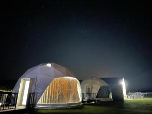 Glamping dome