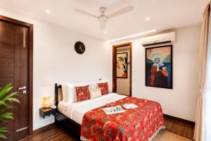 The Park Retreat by The Blue Kite, Fully Serviced Stylish 3BHK Apartment in Green Park near Deer Park & Hauz Khas Village