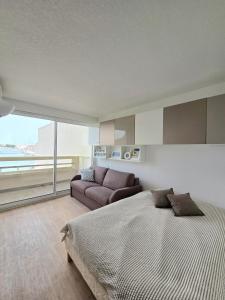 Charmante Marina T3 traversant vue mer et port