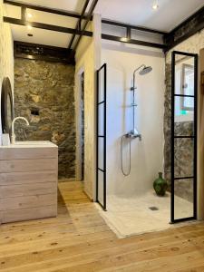 Artistic Stone Loft by the Port