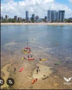 Studio Maré dos Reis - Experiência Premium com Conforto Vista Mar e Localização em Candeias Recife