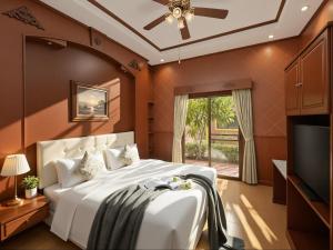 Golden Thai Courtyard