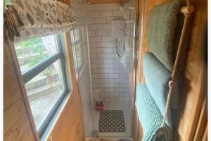 Riverside Retreats Shepherds Hut in Newtown Wales