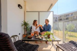 Seaside View Studio piscine rooftop
