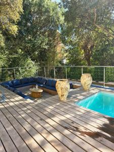 Esprit Villa - Appart luxe jardin et piscine 300m plage