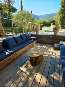 Esprit Villa - Appart luxe jardin et piscine 300m plage