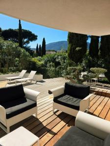 Esprit Villa - Appart luxe jardin et piscine 300m plage