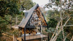 Mirador AFrame Cafetal, Vista en Comasagua
