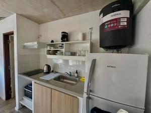 Monoambiente con terraza privada y cochera en Pinamar