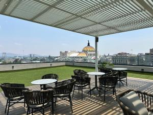 Loft nuevo de lujo con balcón privado y vista histórica en el corazón de la Ciudad de México