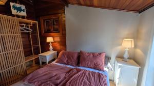 Rustic Wooden Cabin with Fireplace in Golden Circle
