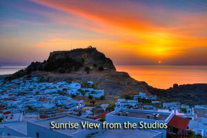 Lindos Panorama Rhodes Greece