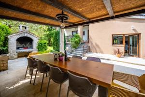 Villa Ferlini in Central Istria with private 10000 m2 garden, wellness & family activities on plot