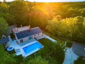 Villa Ferlini in Central Istria with private 10000 m2 garden, wellness & family activities on plot