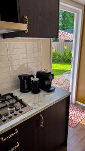 Panterhuis Leo l Tiny House l Buitenbad, airco, speeltuin, bostuin