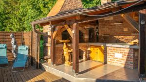 Forest Cabin with Heated Pool, Jacuzzi & Billiards by Destination Green Croatia