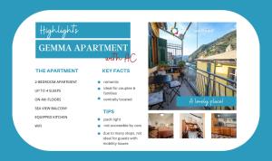Gemma Apartment with AC & Sea View Balcony
