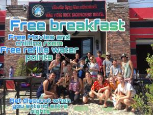 Vangvieng Rock Backpacker Rooftop Hostel