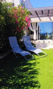 Rez de jardin , vue sur mer